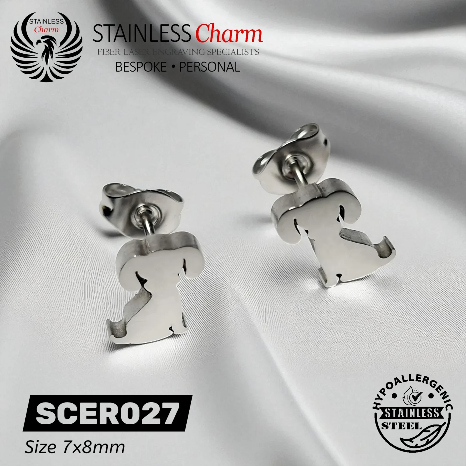 Puppy Stud Earrings - SCER027