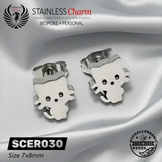 Puppy Stud Earrings - SCER030