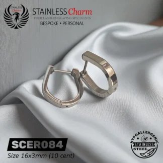 Horse Shoe Huggie Hoop Earrings - SCER084