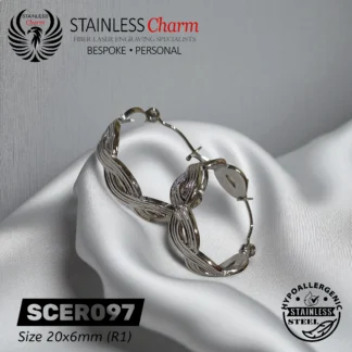 Infinity Hoop Earrings - SCER097