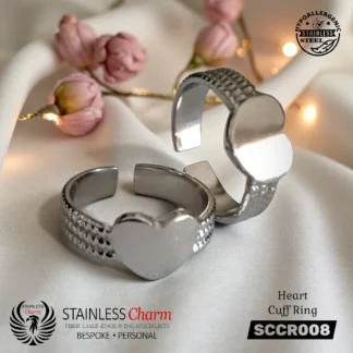Heart Cuff Ring - SCCR008