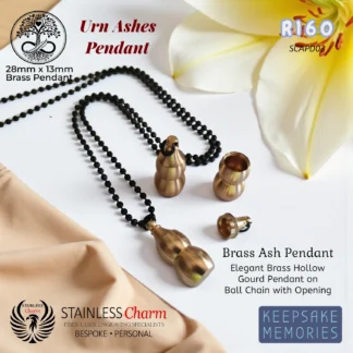 Brass Hollow Gourd - (SCAPD03)