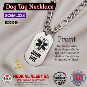 SCGAL028 DOG TAG JOHN DOE