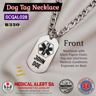 SCGAL028 DOG TAG JOHN DOE