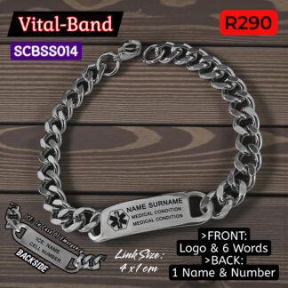 Medical/General Bracelet- Vital - SCBSS014