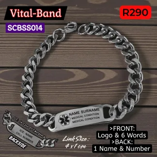 Vital-Band ID Bracelet - SCBSS014
